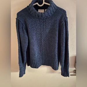 Coldwater Creek 75% cotton; 25% acrylic turtleneck sweater